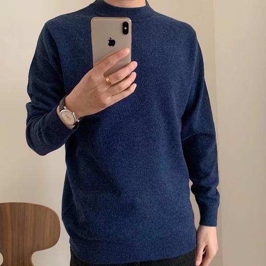 厂家直发100纯羊毛净版男士羊绒衫 商品图7