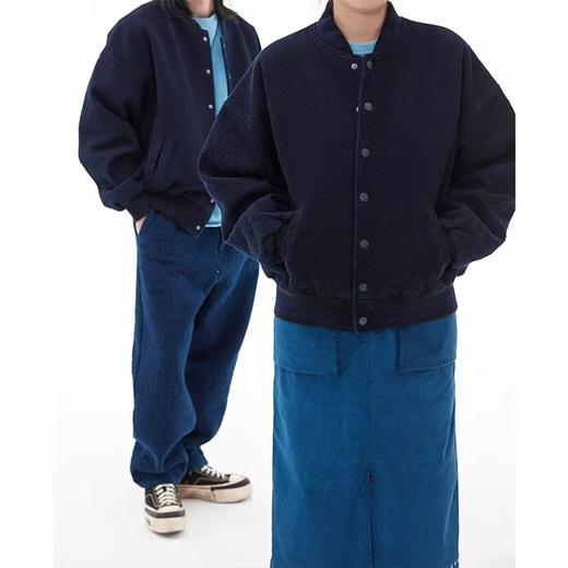 市井蓝染/复古运动夹克 商品图0