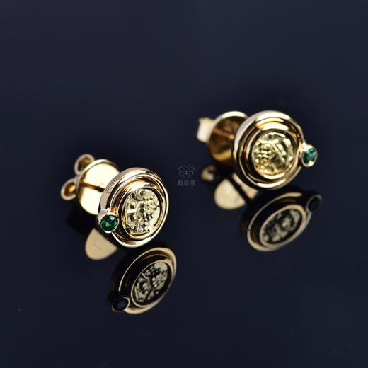 【千年护佑】精致古币耳钉-CB12405073 商品图2