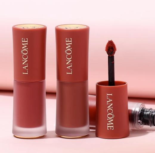 LANCOME兰蔻 唇釉小样两件套3ml  (#196半透裸砂+#275法式裸茶，各1.5ml ) 商品图1