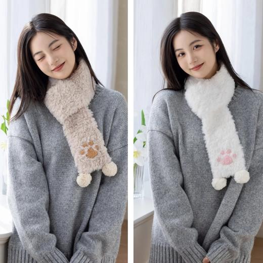 苏苏姐家爪爪围巾手工diy编织钩针毛线团自制围巾材料包冬 商品图3