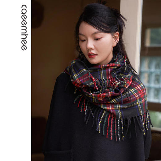 卡益围脖围巾英伦分割秋冬KF3903 商品图1