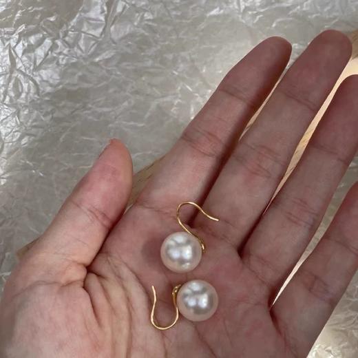 Oflye潮流饰品  珍珠耳钉女轻奢气质耳环小众设计高级感耳钩耳坠耳饰品 商品图4