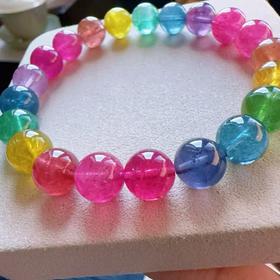 9mm-10mm单圈彩虹碧玺手串