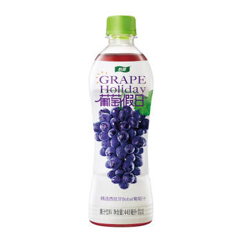 怡宝葡萄假日果汁饮料440ml*15 整箱装 商品图0