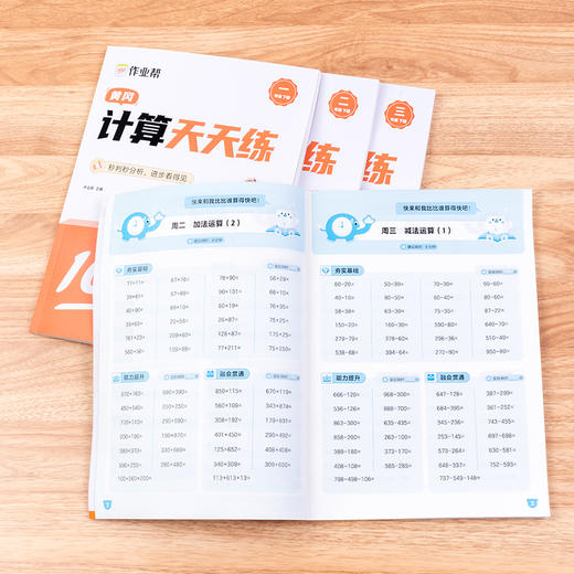 作业帮·小学专项·计算天天练二年级下册 商品图1