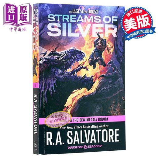 【中商原版】银色溪流 龙与地下城 冰风谷三部曲之二 Streams of Silver Dungeons & Dragons 英文原版 D&D R A Salvatore 商品图0