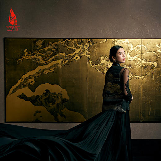 SAINTJOY/上久楷 女式宋锦马甲 中式上衣 中国风 复古 汉宫秋月 CY1044207006 商品图4