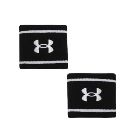 安德玛UA男女同款条纹打球训练运动腕带一只装1373119-001 商品图0