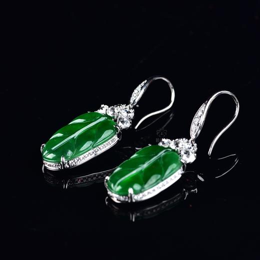【金枝玉叶】翡翠耳坠-EZ12407039M 商品图2