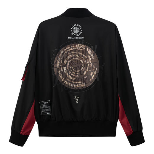 ONIARAI/鬼洗 蛇年贺岁化石福寿永存MA-1飞行夹克  A340011 商品图4