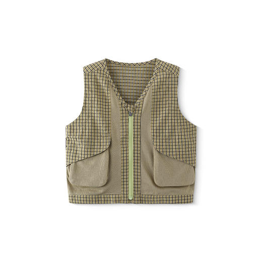 【商场同款】英氏儿童马甲春夏透气工装休闲马夹纯棉背心2025新款 商品图4