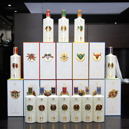 【已停产】稀缺 贵州习酒经典星座图腾酒 茅台酒厂出品 酱香型白酒收藏宴请 53度500ml 星座任选 商品图2