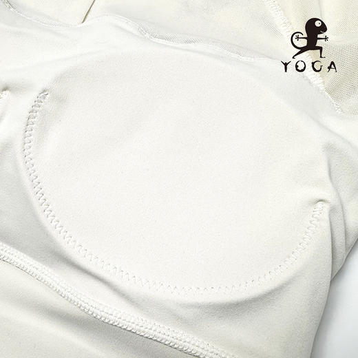 壁虎瑜伽【2412SY322】国风网纱短袖（一体式胸垫）【5天发货】 商品图5