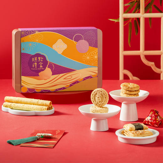 澳门英记精致糕点礼盒341g/056736 香酥美味浓郁蛋香 商品图0