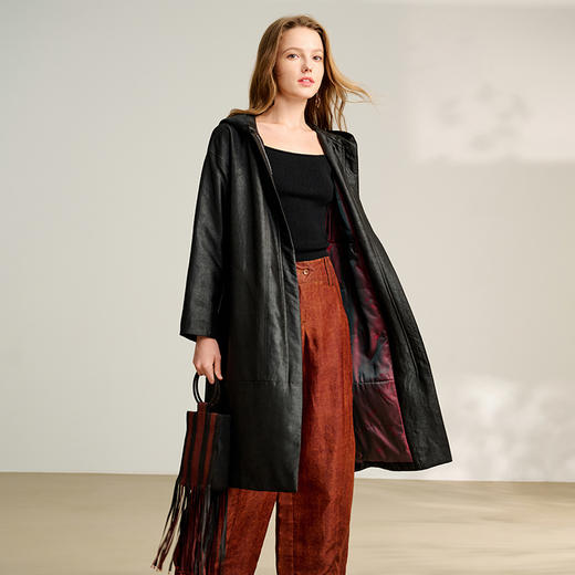 TANGY Collection/2025天意精品春季新品中国风女士连帽外套 商品图3