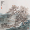 姚涯屏《秋林寒漪》国画34CM×34CM 约1平尺手绘纸本宣纸作品【原作编号GH0400】 商品缩略图1
