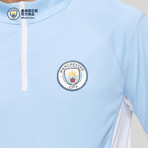 曼城俱乐部官方商品 | 曼城官方天蓝色速干运动长袖T恤足球训练服 商品图3
