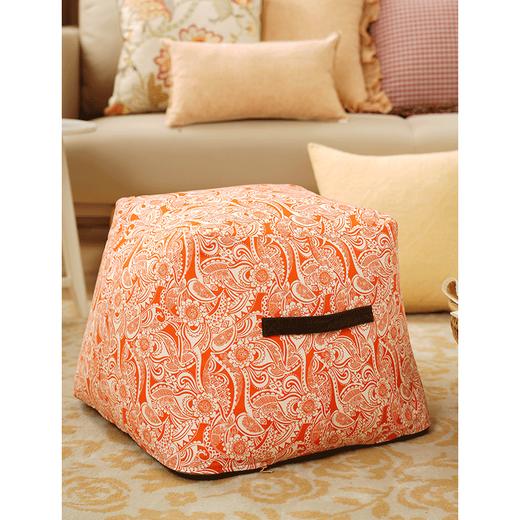 假日系列多功能脚凳客厅沙发懒人飘窗榻榻米蒲团复古手提换鞋脚凳 商品图0