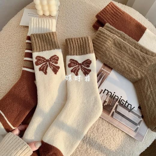 【升级款45克高克重棕咖色系毛圈袜】冬天一双暖哭了 怕冷的姐妹们看过来这款加厚的毛圈袜真的太好穿啦!!舒适百搭，色系耐看内里加厚加密毛圈 面料柔软，真的上脚跟贴了暖宝宝一样 商品图3