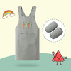 【套头背带，穿脱简单方便】男女孩罩衣画画衣 防水长袖厨房反穿衣 中大童幼儿园绘画宝宝围衣-QQ 商品缩略图7