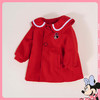 迪士尼秋冬新款女童毛呢学院风中长款夹棉外套中大童棉服214DS0226 商品缩略图2