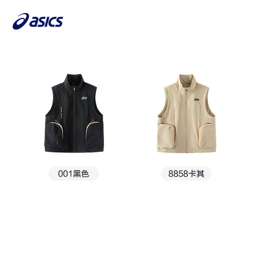 【商场同款】Asics/亚瑟士童装2025年春季新品薄款立领马甲外套 商品图4