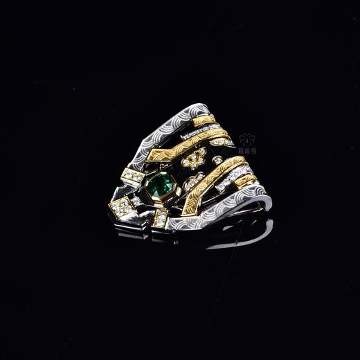 【荣耀】祖母绿夹扣-CB2412112 商品图2