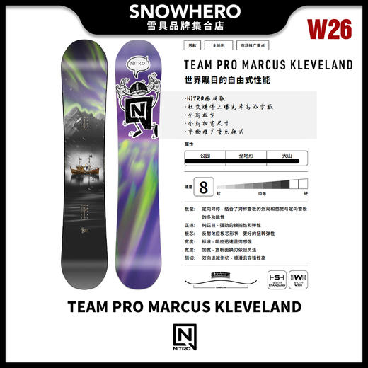 25/26雪季NITRON滑雪板预售 商品图3
