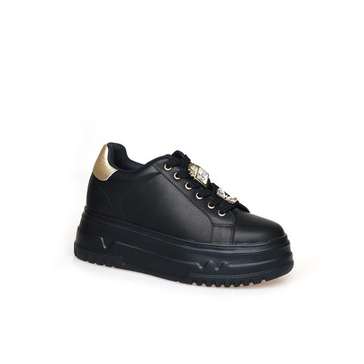 豪麟名鞋奥莱迪嘉女鞋时尚休闲鞋牛皮革DJJGA51WX005黑色  原价1960元 商品图0