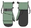 25/26Hootie Hoo手套 Kids Bearclaw Mitten 商品图0