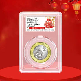 2025蛇年纪念币 首日封装评级