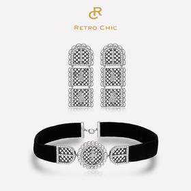 【刘忻同款】Retro Chic | 皇家芭蕾公主耳环&皇家芭蕾颈链套装