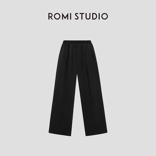 ROMI STUDIO “高定系列” 舒适秋冬羊毛软糯简约休闲长裤 K2227 商品图0