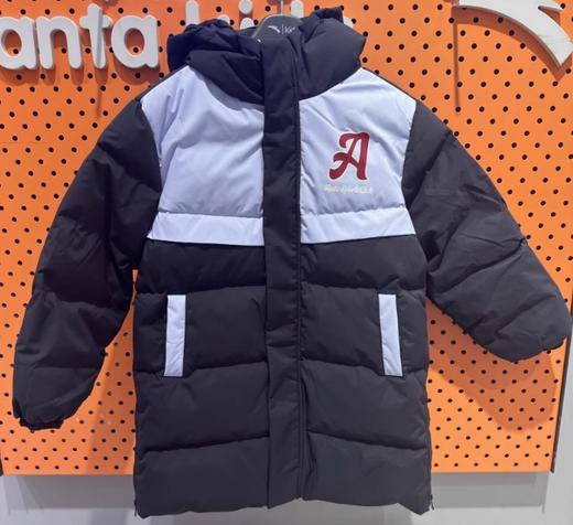 安踏童装24年冬季新款女大童防风中长款保暖宽松羽绒服362511902 商品图1