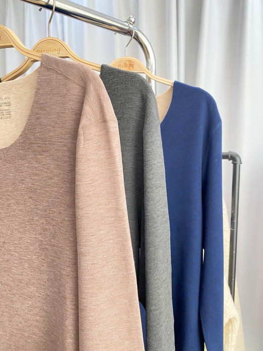 20260105|山羊绒蚕丝德绒保暖套装|不退换 商品图1