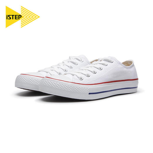 【2026新春专享】istep小白鞋款女鞋低帮潮流帆布鞋（瑕疵品不退不换） 商品图1