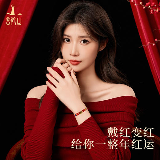 【官方直发 配有防伪证书】普陀山2025蛇年本命年红绳(蛇年基础款生肖龙/蛇/狗/猪预售，下单5天内发货) 商品图8