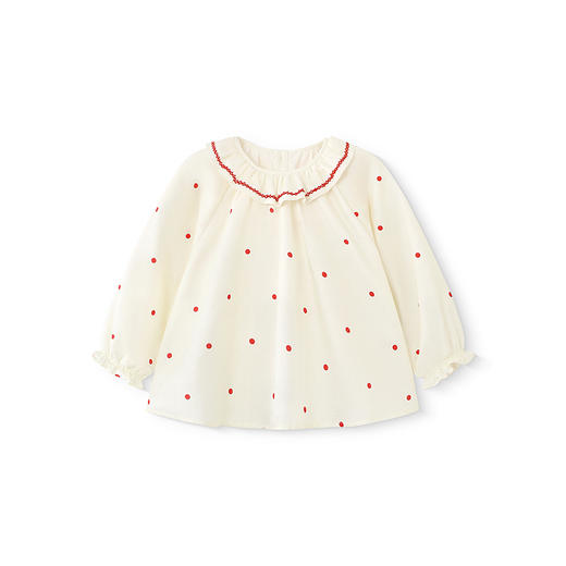 【商场同款】英氏儿童T恤春夏长袖女童休闲T恤桑蚕丝上衣2025新款 商品图4