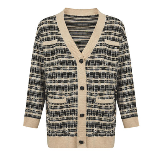 VIMAGE纬漫纪秋季新款显瘦百搭舒适针织开衫外套V1601204 商品图6