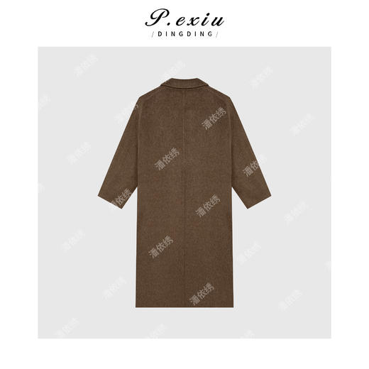 PanYiXiu/潘依绣【慕斯大衣】苏力羊驼毛柔软双面羊毛大衣 DM9112 商品图2