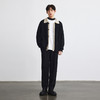墨麦客男装撞色翻领开衫针织外套冬季新款宽松休闲针织衫毛衣男潮 商品缩略图3