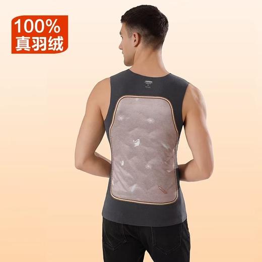 【2件装 100%真羽绒 加大贴片不臃肿】VHF羽绒保暖打底背心马甲 商品图3