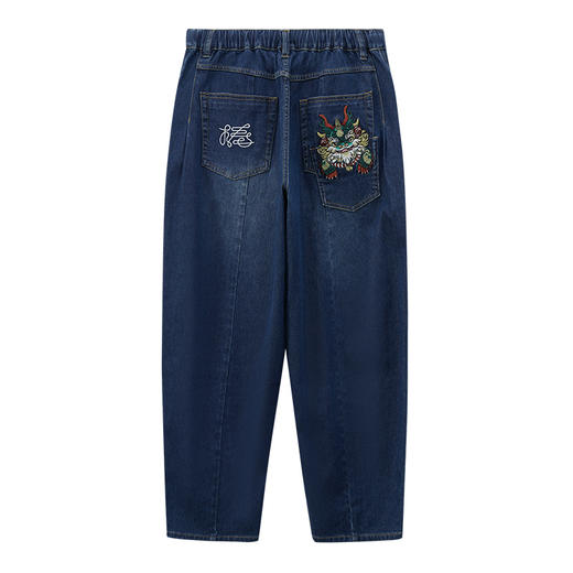 ONIARAI/鬼洗25春夏棒系列小年兽云朵棉宽松牛仔长裤男女 25N3405 商品图4