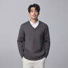 墨麦客男装纯色V领针织衫男士2024秋季新款简约休闲打底衫毛衣男 商品缩略图2