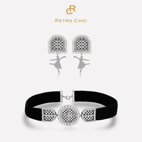 【刘忻同款】Retro Chic | 皇家芭蕾王国耳环&皇家芭蕾颈链