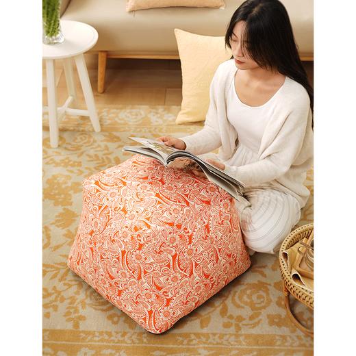 假日系列多功能脚凳客厅沙发懒人飘窗榻榻米蒲团复古手提换鞋脚凳 商品图1