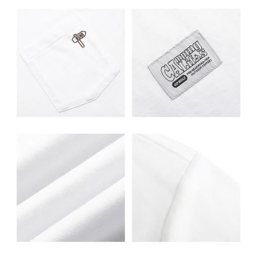 gxg.jeans男装2024年夏季新款圆领短袖T恤JEX14400582 商品图3