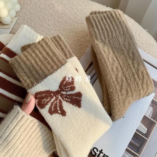 【升级款45克高克重棕咖色系毛圈袜】冬天一双暖哭了 怕冷的姐妹们看过来这款加厚的毛圈袜真的太好穿啦!!舒适百搭，色系耐看内里加厚加密毛圈 面料柔软，真的上脚跟贴了暖宝宝一样 商品图4