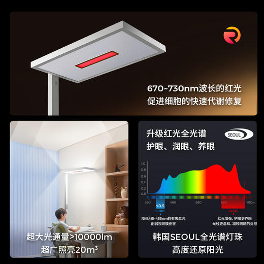 12月22号发货~~~~贝视朗寰宇R落地护眼灯 商品图2